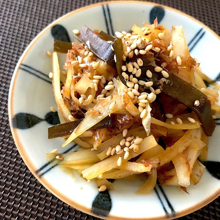 昆布とかつお節と大根皮の佃煮☆超節約☆廃棄食材減！